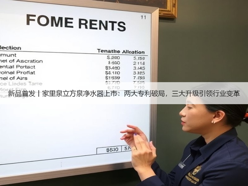 新品首发丨家里泉立方泉净水器上市：两大专利破局，三大升级引领