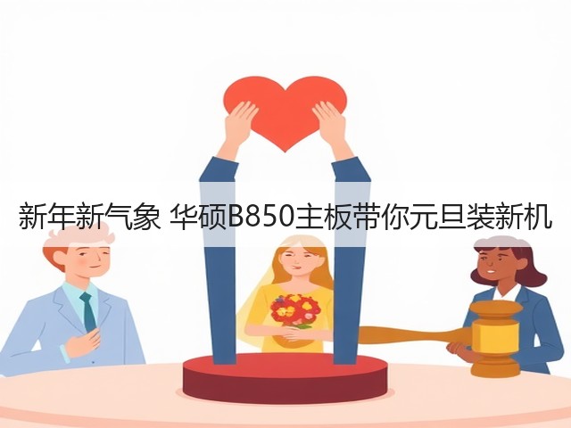 新年新气象 华硕B850主板带你元旦装新机(图1) 新年新气象 华硕B850主板带你元旦装新机(图1)
