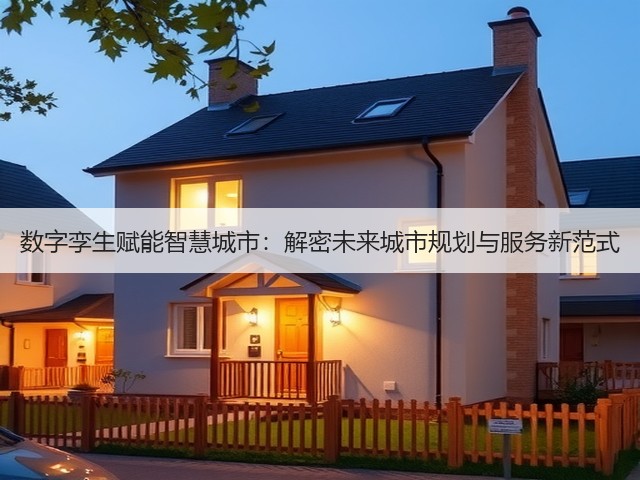 数字孪生赋能智慧城市：解密未来城市规划与服务新范式(图3)