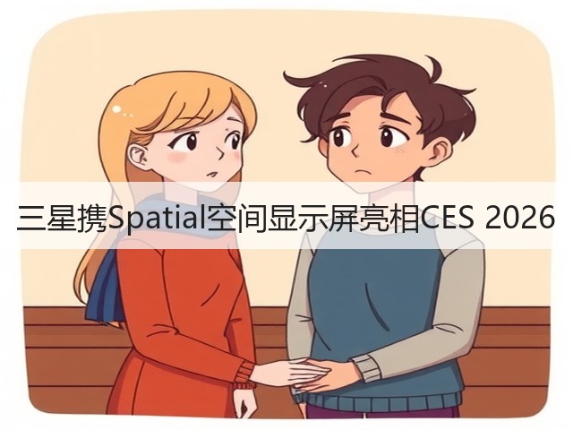 三星携Spatial空间显示屏亮相CES 2026(图3)