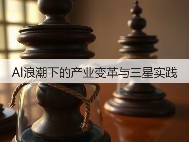 AI浪潮下的产业变革与三星实践(图3) AI浪潮下的产业变革与三星实践(图3)