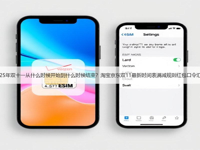 2025年双十一从什么时候开始到什么时候结束？淘宝京东双11