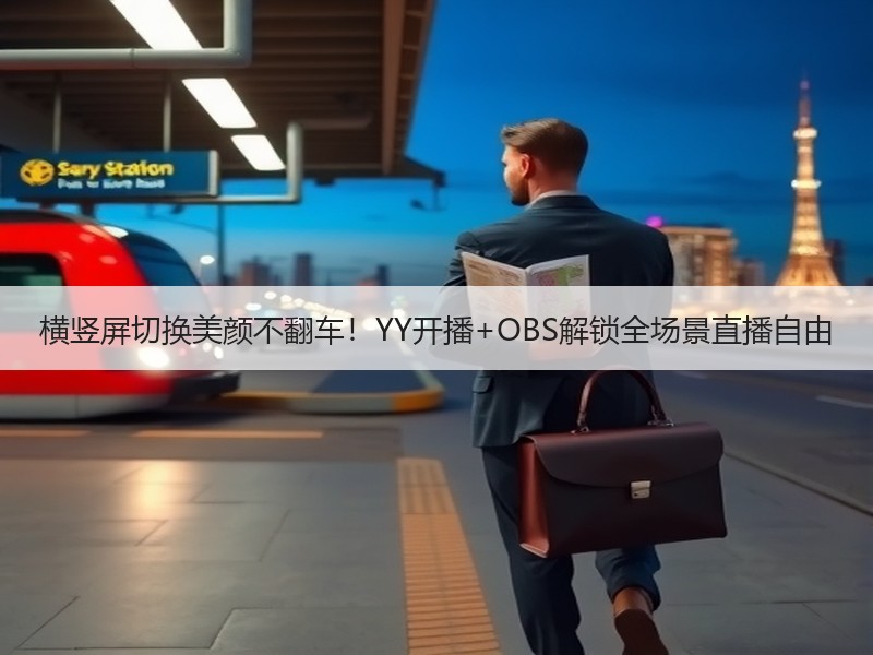 横竖屏切换美颜不翻车！YY开播+OBS解锁全场景直播自由