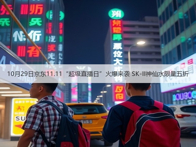 10月29日京东11.11“超级直播日”火爆来袭 SK-II神仙水限量五折(图3) 10月29日京东11.11“超级直播日”火爆来袭 SK-II神仙水限量五折(图3)