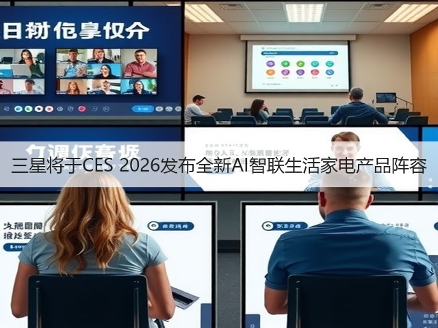 三星将于CES 2026发布全新AI智联生活家电产品阵容(图1) 三星将于CES 2026发布全新AI智联生活家电产品阵容(图1)
