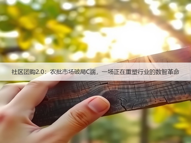 社区团购2.0:农批市场破局C端,一场正在重塑行业的数智革命(图3) 社区团购2.0:农批市场破局C端,一场正在重塑行业的数智革命(图3)