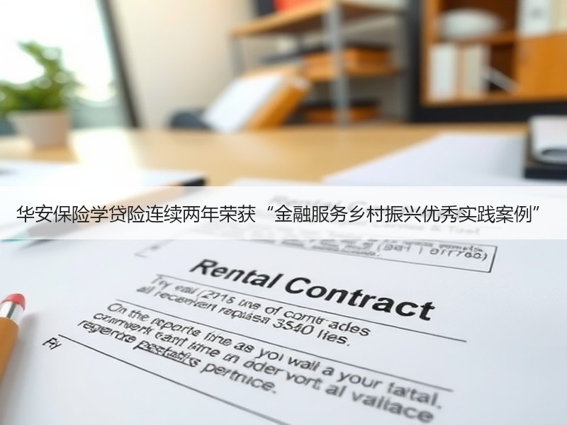 华安保险学贷险连续两年荣获“金融服务乡村振兴优秀实践案例”