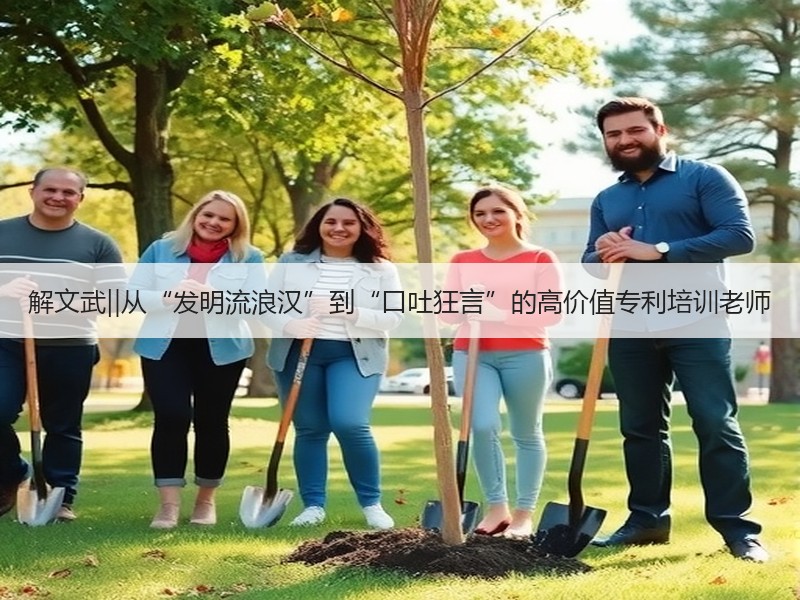 解文武‖从“发明流浪汉”到“口吐狂言”的高价值专利培训老师