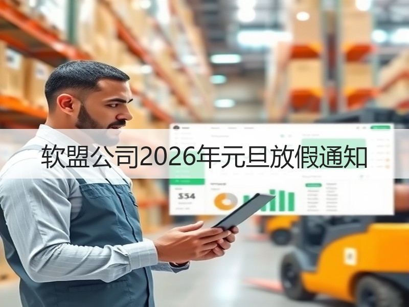 软盟公司2026年元旦放假通知