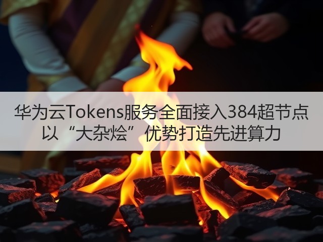华为云Tokens服务全面接入384超节点 以“大杂烩”优势打造先进算力(图3)