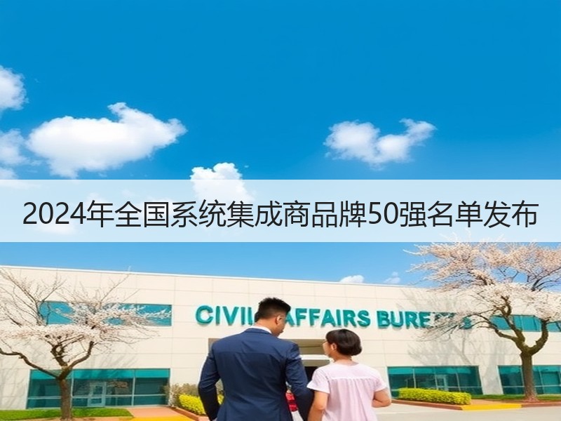 2024年全国系统集成商品牌50强名单发布