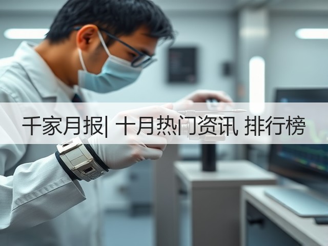 千家月报| 十月热门资讯 排行榜(图1)
