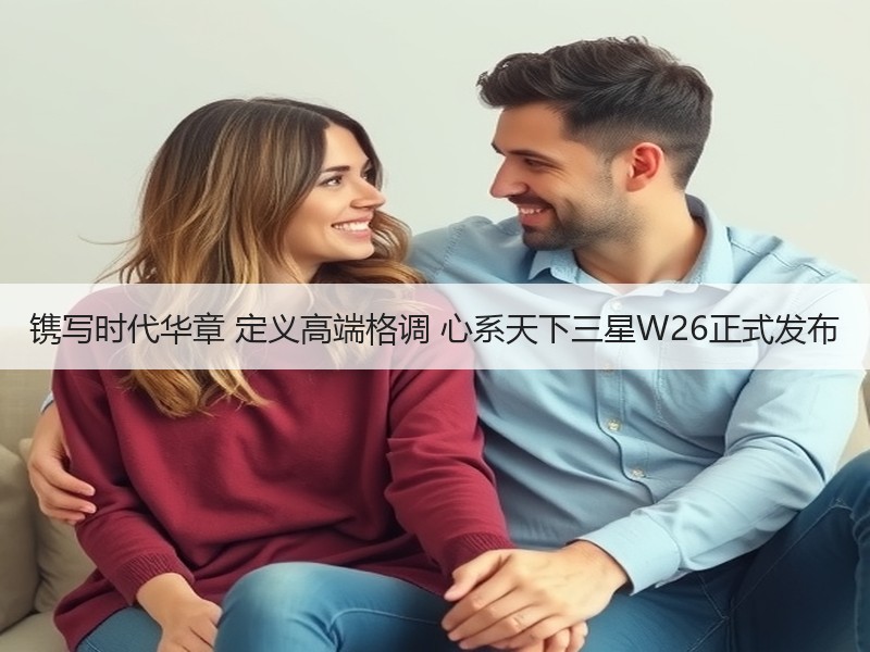 镌写时代华章 定义高端格调 心系天下三星W26正式发布