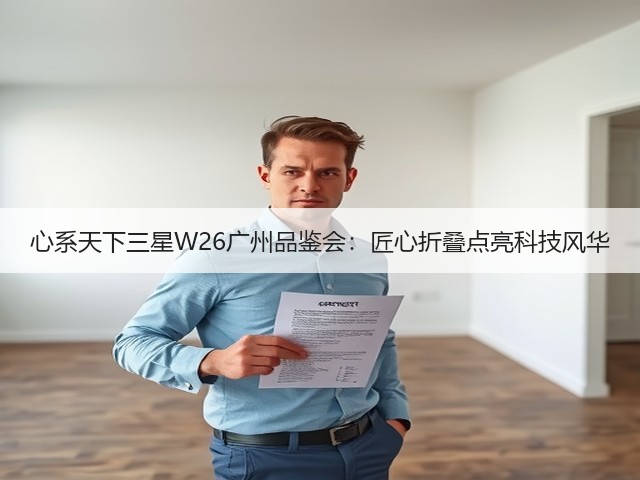 心系天下三星W26广州品鉴会：匠心折叠点亮科技风华(图2)