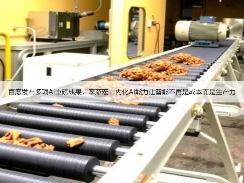 百度发布多项AI重磅成果，李彦宏：内化AI能力让智能不再是成