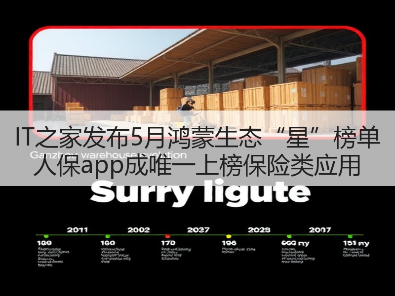 IT之家发布5月鸿蒙生态“星”榜单 人保app成唯一上榜保险