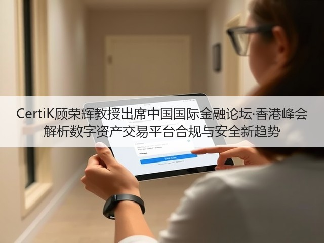 CertiK顾荣辉教授出席中国国际金融论坛·香港峰会 解析数字资产交易平台合规与安全新趋势(图3) CertiK顾荣辉教授出席中国国际金融论坛·香港峰会 解析数字资产交易平台合规与安全新趋势(图3)