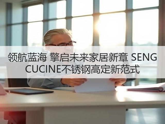 领航蓝海 擎启未来家居新章 SENG CUCINE不锈钢高定新范式(图3) 领航蓝海 擎启未来家居新章 SENG CUCINE不锈钢高定新范式(图3)