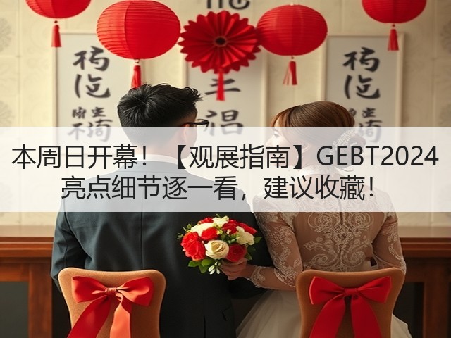 本周日开幕!【观展指南】GEBT2024 亮点细节逐一看,建议收藏!(图3) 本周日开幕!【观展指南】GEBT2024 亮点细节逐一看,建议收藏!(图3)