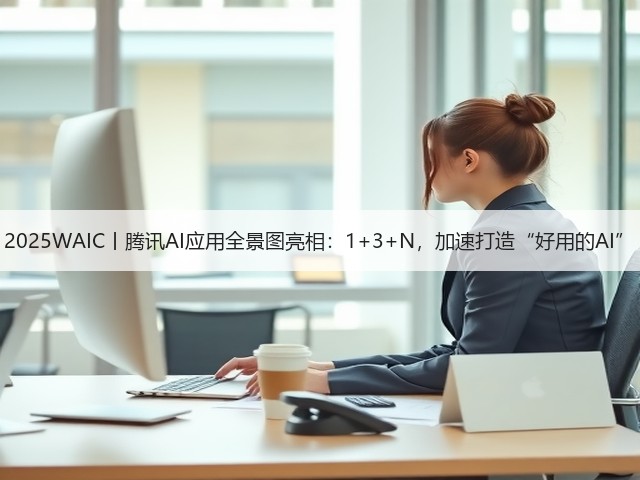 2025WAIC丨腾讯AI应用全景图亮相：1+3+N，加速打造“好用的AI”(图3)