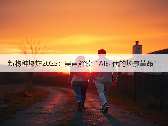 新物种爆炸2025:吴声解读“AI时代的场景革命”(图2) 新物种爆炸2025:吴声解读“AI时代的场景革命”(图2)