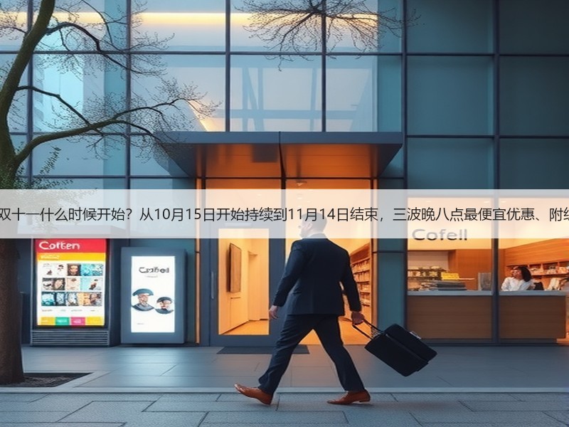 2025年淘宝天猫京东双十一什么时候开始？从10月15日开始