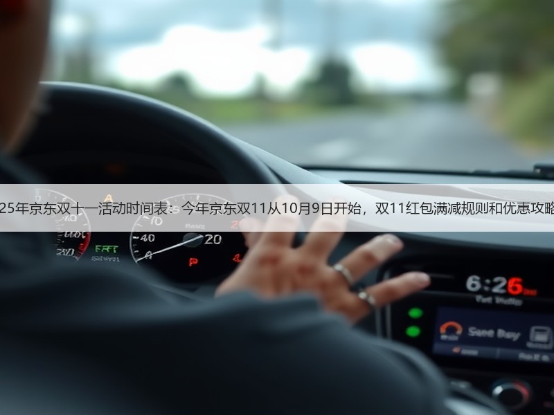 2025年京东双十一活动时间表：今年京东双11从10月9日开
