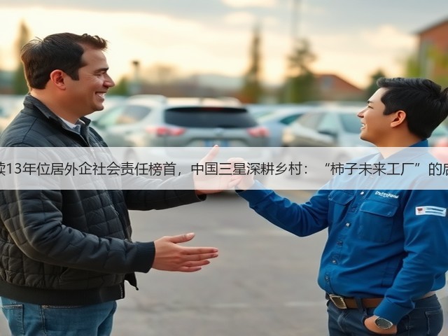 连续13年位居外企社会责任榜首,中国三星深耕乡村:“柿子未来工厂”的启示(图2) 连续13年位居外企社会责任榜首,中国三星深耕乡村:“柿子未来工厂”的启示(图2)