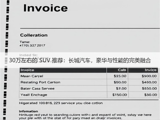 30万左右的 SUV 推荐:长城汽车,豪华与性能的完美融合(图3) 30万左右的 SUV 推荐:长城汽车,豪华与性能的完美融合(图3)