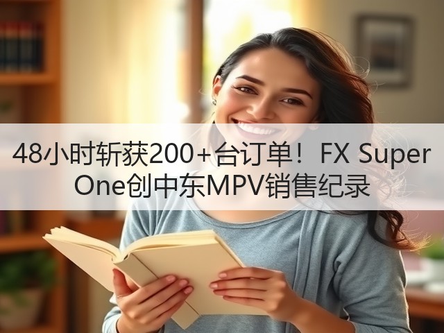 48小时斩获200+台订单!FX Super One创中东MPV销售纪录(图2) 48小时斩获200+台订单!FX Super One创中东MPV销售纪录(图2)