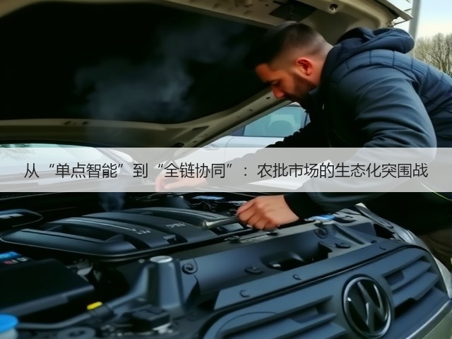 从“单点智能”到“全链协同”:农批市场的生态化突围战(图1) 从“单点智能”到“全链协同”:农批市场的生态化突围战(图1)