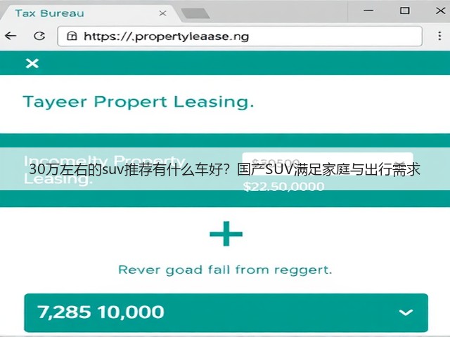 30万左右的suv推荐有什么车好?国产SUV满足家庭与出行需求(图3) 30万左右的suv推荐有什么车好?国产SUV满足家庭与出行需求(图3)