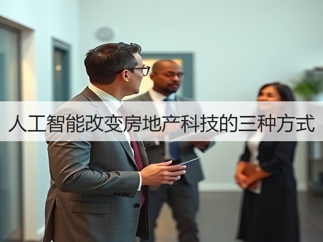 人工智能改变房地产科技的三种方式(图1) 人工智能改变房地产科技的三种方式(图1)