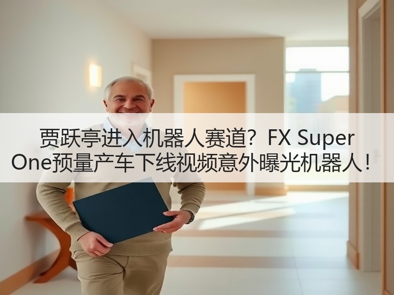 贾跃亭进入机器人赛道？FX Super One预量产车下线视