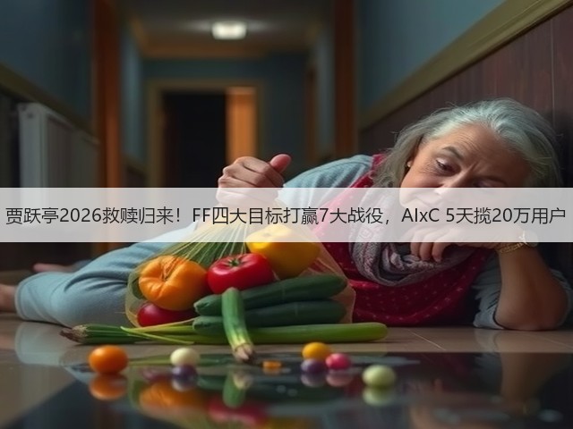 贾跃亭2026救赎归来！FF四大目标打赢7大战役，AIxC 5天揽20万用户(图3)