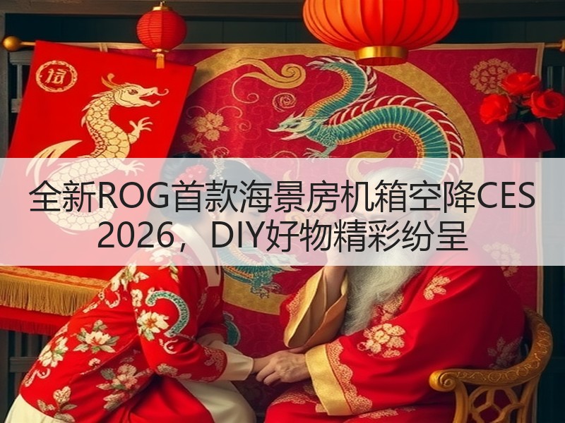 全新ROG首款海景房机箱空降CES 2026，DIY好物精彩