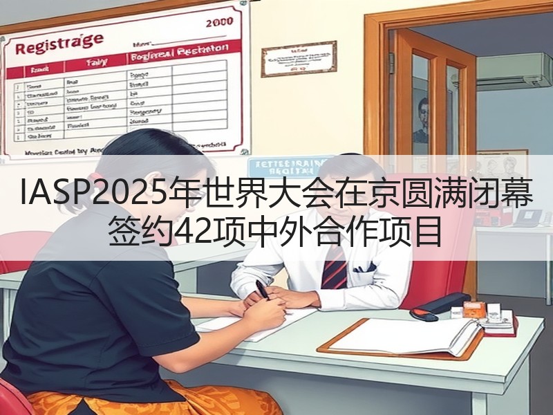 IASP2025年世界大会在京圆满闭幕 签约42项中外合作项