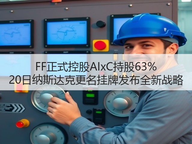 FF正式控股AIxC持股63% 20日纳斯达克更名挂牌发布全新战略(图2)