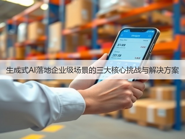 生成式AI落地企业级场景的三大核心挑战与解决方案(图1)