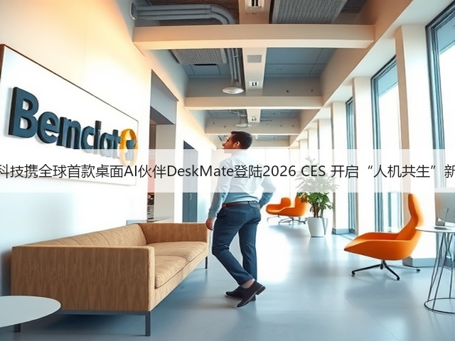 可以科技携全球首款桌面AI伙伴DeskMate登陆2026 CES 开启“人机共生”新范式(图2) 可以科技携全球首款桌面AI伙伴DeskMate登陆2026 CES 开启“人机共生”新范式(图2)