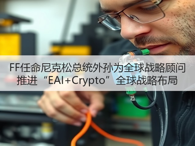FF任命尼克松总统外孙为全球战略顾问 推进“EAI+Crypto”全球战略布局(图2) FF任命尼克松总统外孙为全球战略顾问 推进“EAI+Crypto”全球战略布局(图2)
