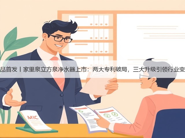 新品首发丨家里泉立方泉净水器上市：两大专利破局，三大升级引领行业变革(图3)