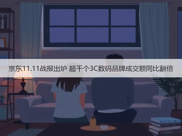 京东11.11战报出炉 超千个3C数码品牌成交额同比翻倍(图1) 京东11.11战报出炉 超千个3C数码品牌成交额同比翻倍(图1)