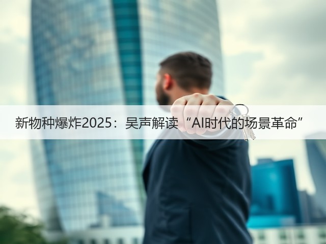新物种爆炸2025:吴声解读“AI时代的场景革命”(图1) 新物种爆炸2025:吴声解读“AI时代的场景革命”(图1)