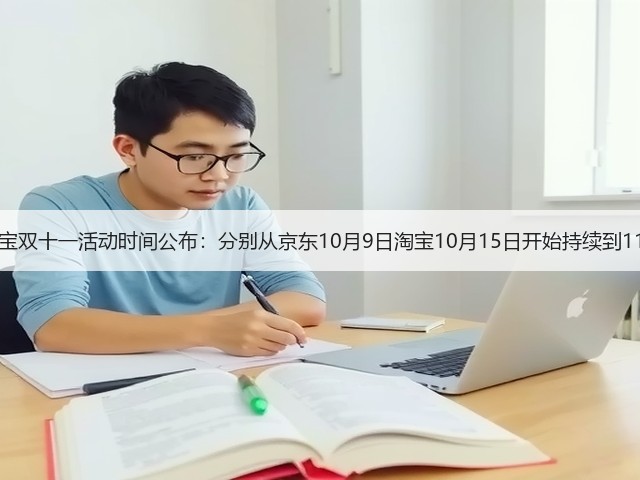 2025京东淘宝双十一活动时间公布:分别从京东10月9日淘宝10月15日开始持续到11月14日结束(图2) 2025京东淘宝双十一活动时间公布:分别从京东10月9日淘宝10月15日开始持续到11月14日结束(图2)