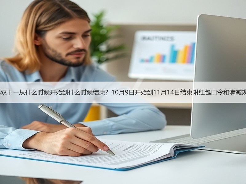 2025年双十一从什么时候开始到什么时候结束？10月9日开始