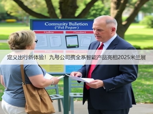 定义出行新体验!九号公司携全系智能产品亮相2025米兰展(图1) 定义出行新体验!九号公司携全系智能产品亮相2025米兰展(图1)
