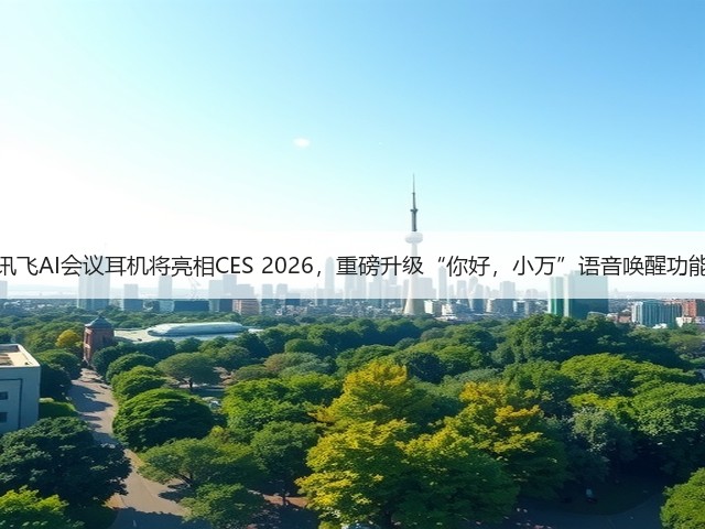 讯飞AI会议耳机将亮相CES 2026,重磅升级“你好,小万”语音唤醒功能(图2) 讯飞AI会议耳机将亮相CES 2026,重磅升级“你好,小万”语音唤醒功能(图2)