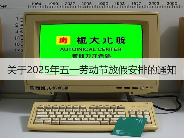 关于2025年五一劳动节放假安排的通知(图1) 关于2025年五一劳动节放假安排的通知(图1)