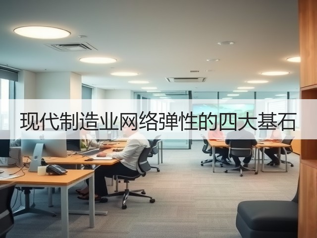 现代制造业网络弹性的四大基石(图3) 现代制造业网络弹性的四大基石(图3)